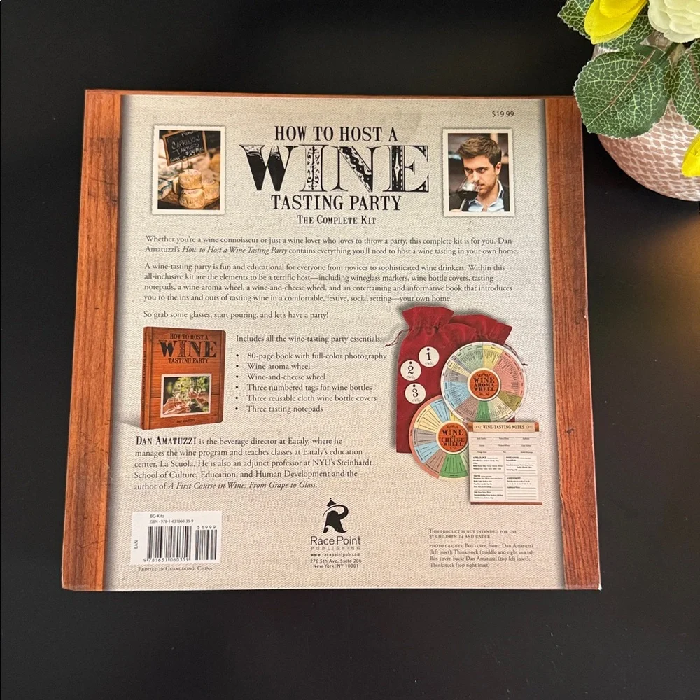 How to Host a Wine Tasting Party Kit by - Brown